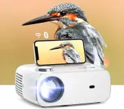 FunFlix Native 1080P Portable WiFi Bluetooth Projector,9500L HD Mini Projector
