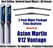 2Pck NeoFormWipers fit 2012-2013, 2015-2017 Aston Martin V12 Vantage 162515/2015 (for: Aston Martin)
