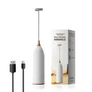 Handheld Coffee Frother,USB-Rechargeable Hand Frother,Adjustable Handheld Mil...