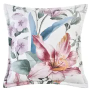 Bianca Carmela White 43x43cm Polyester Pillow Cushion Home Sofa Decor Square