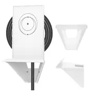 Router Stand Wall Mount Bracket for Starlink Gen 2, Sturdy Router Stand with Screw Mounting Kit White