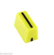 PIONEER DDJ-SX SZ RANE 61 62 64 68 DENON NUMARK TRAKTOR YELLOW FADER CAP KNOB