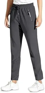 [LELISKA] Comfyfit Pants for Older Women, Comfy Fit Pants Stretch Active Pant s Stretch Active Breathable & Quick Drying Pant, Grey-straight, Large