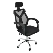 Office Chair Gaming Computer Chairs Mesh Back Foam Seat - Black