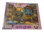 Springbok "Eiffel Magic" Paris France Painting 1000pc Jigsaw Puzzle 24"x30" NEW