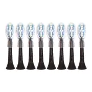 8x Philips Sonicare DiamondClean C3 Premium Black Replacement Heads | No Box