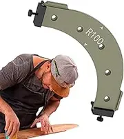 Curved Chamfer Auxiliary Trimming Tool | Precise Router Templates - Internal and External Lightweight Routing Trimming Tool for Home Projects