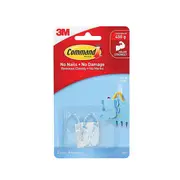 Command Hooks 17092Clr Small Clear Pack Of 2 Box Of 6