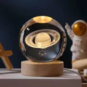 3D Color-Changing Planet Jupiter Crystal Ball Small Night Light