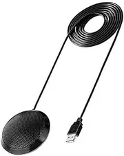 Yardwe 1Pc Conference Microphone Condenser Mic for Video Recording Business Meetings and Gaming for Laptop and Online Chats Plug and Play Design