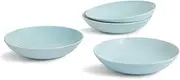 [Royal Doulton] Pasta Bowls, Stoneware, Designed to Mix & Match, Gordon Ramsay Maze Pasta Bowl 24cm 9.5in Blue, Set of 4