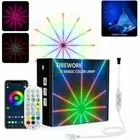 LED RGB Firework Strip Lights Dream Color Smart Music Sync APP W/ Remote Control