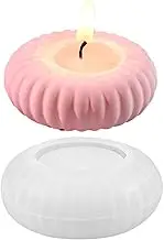 Candle Stick Holder Mold | Candlestick Silicone Mold,Stripped Lantern Round Candlestick Design, Candle Holder Candle Base Mold for Epoxy Resin Casting