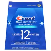 Crest, 3D Whitestrips™, Dental Whitening Kit, 1 Hour Express, 20 Strips