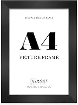 A4 Photo Frame, Display A4 Pictures (21 x 29.7cm - 8.3 x 11.7in) Picture Frame for wall Display - Black - 1 Pack
