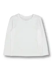 Toddler Girls Plain Long Sleeve Tshirt