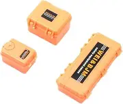 3pcs 1/24 RC Crawler Car Plastic Simulation Storage Box RC Car Truck Accessories