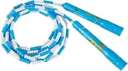 Adjustable Funny Skipping Rope for Soft Durable Plastic Jump Rope Blue for Outdoor Exercise and Sports Training
