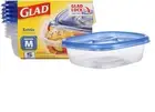 Glad Medium Square Food Storage Containers for Everyday Use | Medium Square Food