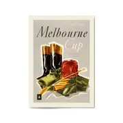 Vintage Melbourne Cup Advert Victoria Wall Art
