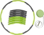 Hula Hoop,Detachable Hula Hoop,Gym Equipment,Fitness Exercise Hoop,Snap Together Detachable,Waist Circumference Soft Ruler,for Gymnastics, Training, Exercise and Weight Loss