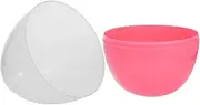 Totority Easter Open Eggshell Raffle Egg Party Favors Adornment Fillable Hollow Eggs for Present Party Favors Egg-shaped Realistic Hollow Egg Holiday Party Raffle Eggs Plastic