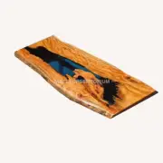 Custom Made Epoxy Resin Dining Table, Kitchen Slab Table, Handmade Furniture Dec