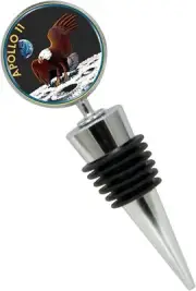 NASA Apollo 11 Wine Bottle Stopper in Gift Box, Perfect for House Warming Gift