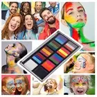 Face Body Paint Set, Painting Palette Photo Prop Kids 26 Colors Makeup Palette,