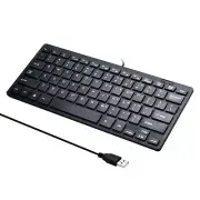 Mini 78 Keys Wired Keyboard - with Keyboard Cover Computer keypad for Laptop ...