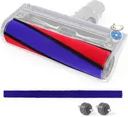 [WYWY.Wide] Soft Roller Brush Bar + Roller Wheels + Felt Bar Replacement for Dyson V6 V7 V8 V10 V11 Vacuum Cleaner Fluffy/Absolute Head Replacement Parts No.966488-01