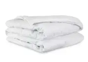 Ardor 350GSM Quilt Single Bed Washable Australian Wool Cotton Home Bedding White