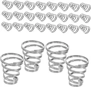 BESPORTBLE 30pcs Bike Wheel Skewer Springs Quick Release Axle Spring Parts Road Mountain Bike Cycling Equipment