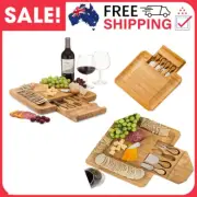Cheese Board Set Wood Tray With Cheese Cutter Knife Slicer Shovel Kitchen Tools