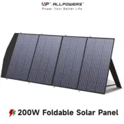 New 200W Solar Panel Folding Kit 18V Battery Charger Power Caravan Boat Camping