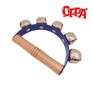 【OPPA】塑膠手搖鈴／五顆大鈴噹／兒童樂器 幼兒律動／奧福樂器(美國CPC、台灣SGS檢驗認證)