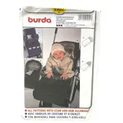 Burda Sewing Pattern 9902 Pram Bag Stroller Sack Liner Blanket UNCUT