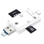 iOS TF SD Card Reader for iPad iPhone 12 11 Pro 7 8 Micro USB OTG Android Phone