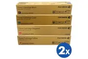 2 sets of 4 Pack Fuji Xerox DocuCentre SC2020 Original Toner Combo (CT202246 - CT202249)
