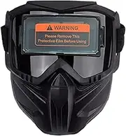 Welding Protective Masque - Auto Darkening Welding Mask, Solar Welding Helmet, Anti-Glare Welder Mask, Protective Face Eye Protection for Grinding Plasma and Cutting,Lightweight Headgear Face Shield