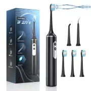 Water Dental Flosser with Electric Toothbrush, One Switch Between Tooth Brush &