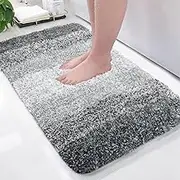 BYUNER Rug Home Décor Products Bath Mat Luxury Kitchen Mat Extra Soft Rug Absorbent Bathroom Mat Non-Slip Toilet Mat Plush Bath Rug Machine Wash Dry