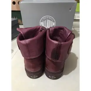 ［二手］palladium pallabrouse baggy L2酒紅色牛皮女靴