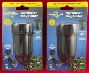 BUNKER HILL ~lot of 2~Security Sprinkler Key Hider Safe Waterproof Cash Fake