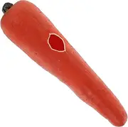 DRESSOOS Folding Realistic Fake Carrot Prop for Stage Dance Performance Professional Conjuring Trick Decorative Artificial Carrot for Party Props Shows