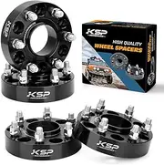 KSP 6X5.5 Wheel Spacers for Ram 1500 2019-2022,1.5"(38mm) Real Forged Hub Centric Tire Spacer with 77.8mm Hub Bore M14x1.5 Studs/Bolts fit for 6X139.7mm Dodge Ram 1500,Package of 4pcs Black