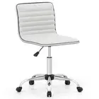 Task Chair Adjustable Office Chair w/ Swivel Seat Upholstered Computer Desk