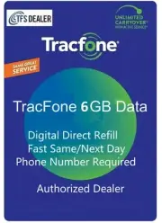 TracFone 6GB Data Add On for SmartPhone,Loaded Directly -- Fast & Right