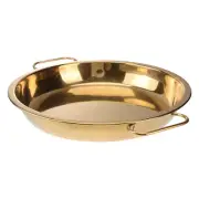 Stainless Steel Pan Cold Noodle Making Plate Steamed Rice Tray Cake Dish US