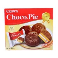 在飛比找蝦皮購物優惠-韓國CROWN Choco.Pie達人巧克力派 🛒另售好麗友